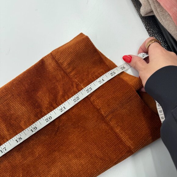 Anthropologie Maeve The Colette Corduroy Crop Wide-Leg Pants Size 25 - Picture 14 of 14